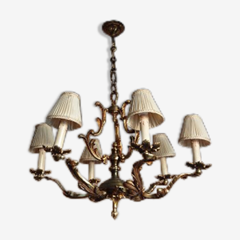 Lustre en bronze 6 feux