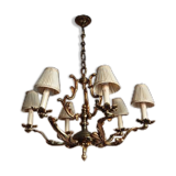 6-light bronze chandelier