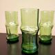 Set of 6 vintage orangeade glasses