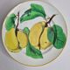Plate anceinne on foot with the décor of conces, 22 cm