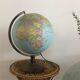 Bright globe of taride maps by georges philip - sound, paper map 1990
