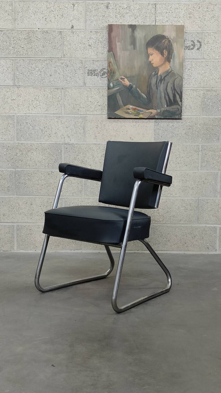 Pullman Ronéo administration armchair or office chair 1950