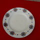 Flat on peedouche in earthenware Hamage and Moulin des loups model Rosaces diam 23 cm