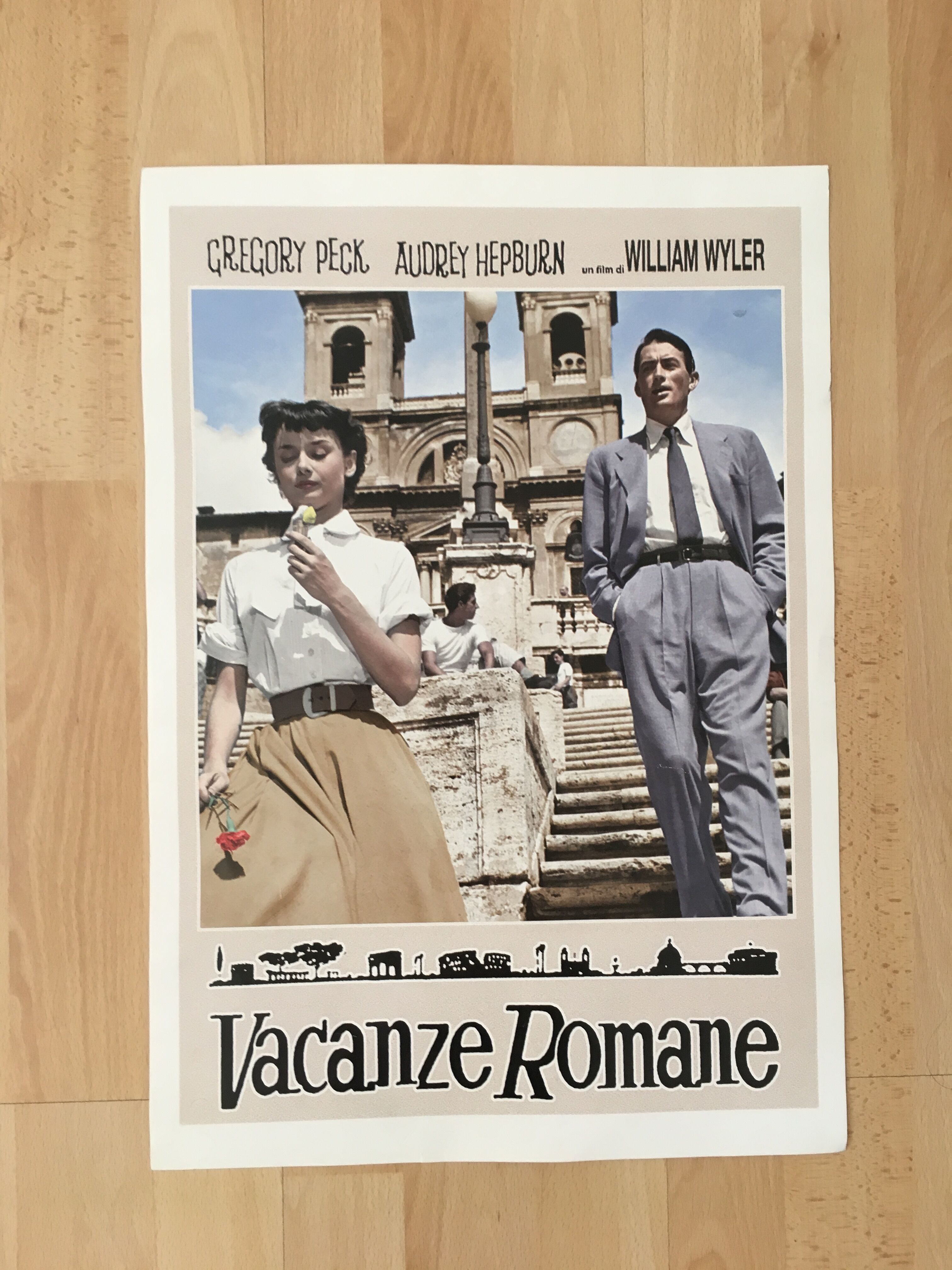 Poster of the film Roman holiday