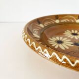 Large terracotta dish Alsace 1960
