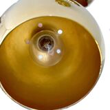 Large vintage pendant lamp gilded with fine gold