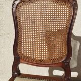 Antique Louis XV style walnut chair