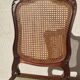 Antique Louis XV style walnut chair