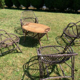 Wicker garden set 70's