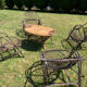 Salon jardin osier 70’s