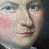 Painting "Portrait of a nobleman with a bow tie" XIX° HST (for restoration)
