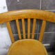 4 vintage bistro chairs stamped