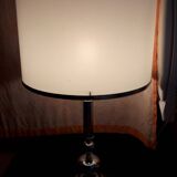 Chrome metal lamp