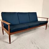 Canapé scandinave en afromosia années 60