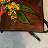 Vintage table 70 ceramic vallauris signed la grange