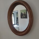 Wicker mirror