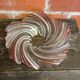 Vintage Art Nouveau Moulded Glass Cup Old Wave