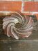 Vintage Art Nouveau Moulded Glass Cup Old Wave