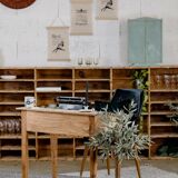 Furniture with 38 factory lockers