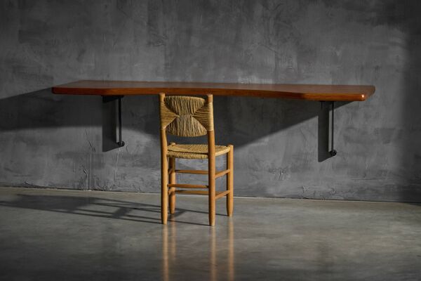 Bureau mural par Charlotte Perriand, France, années 1950