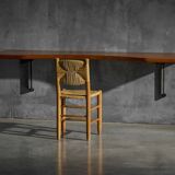 Wall-mounted desk by Charlotte Perriand, France, 1950s