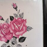 Coffee table structure iron ceramic black and white 1950/60