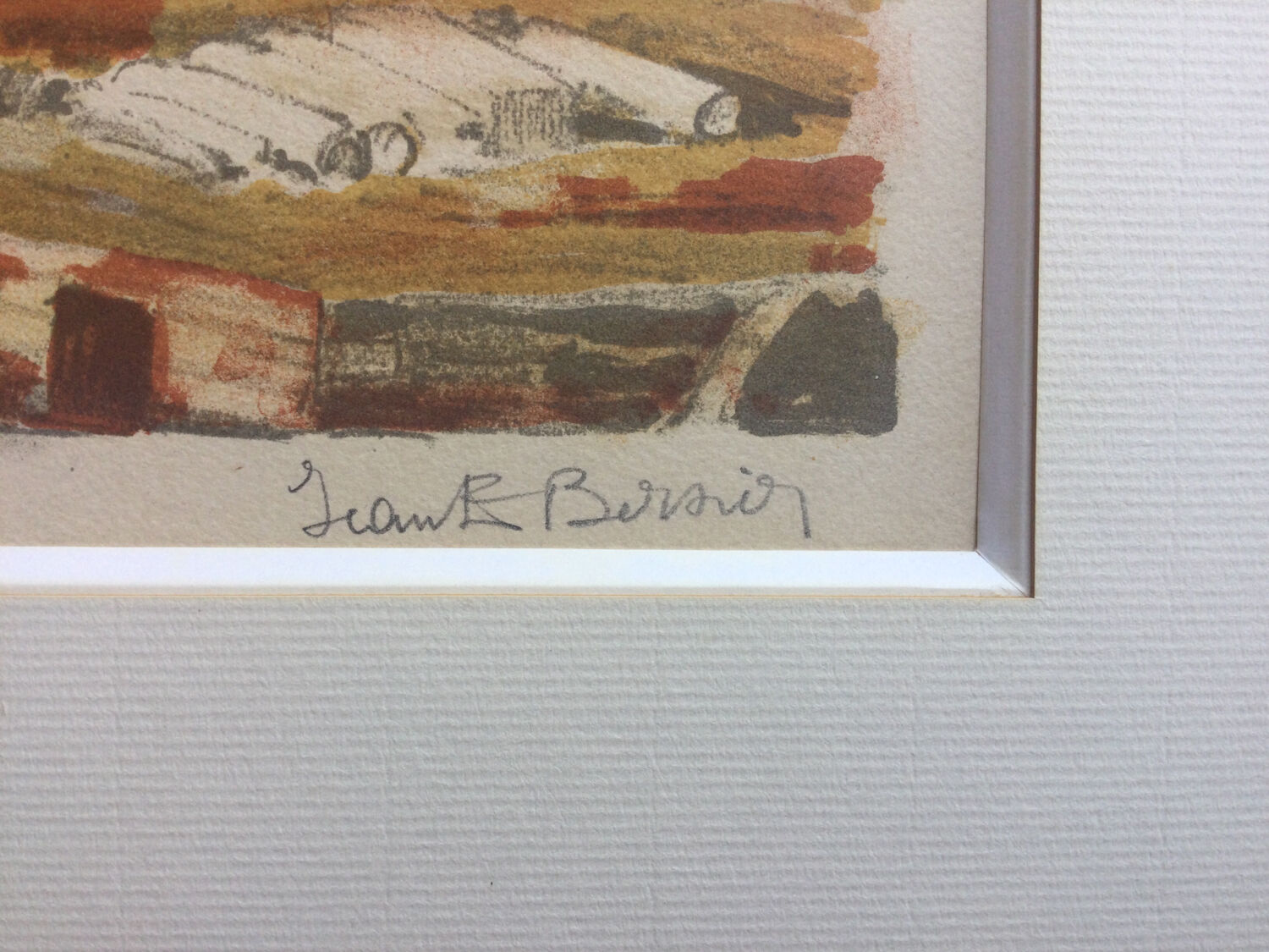 The Acropolis. Lithograph by Jean-Eugène BERSIER (1896-1978).