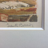 The Acropolis. Lithograph by Jean-Eugène BERSIER (1896-1978).