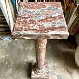 Red marble column