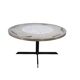 Mosaic and Brass Coffee Table attributed to Berthold Müller, 1950s
