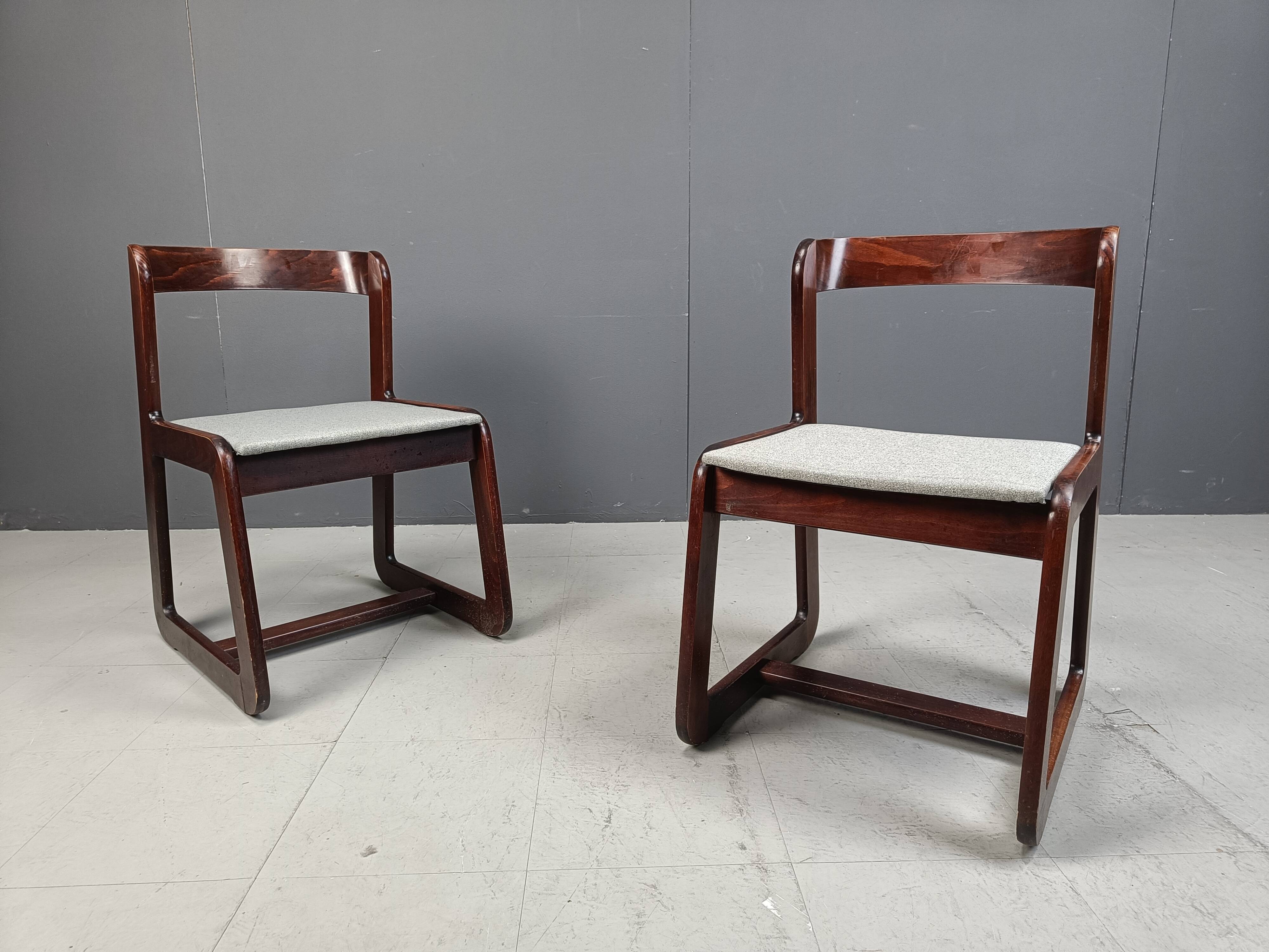 Vintage dining chairs by Mario Sabot, 1970s