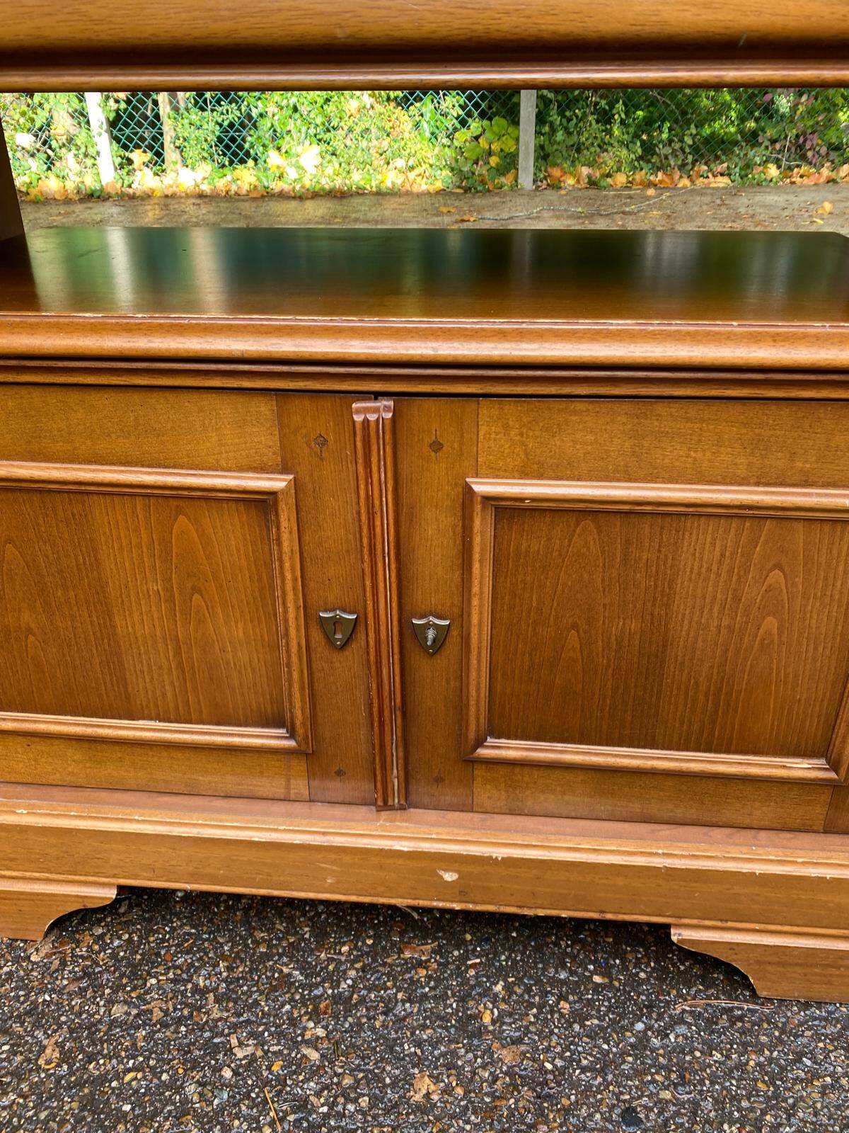 Louis Philippe sideboard in satin light wood 86cm