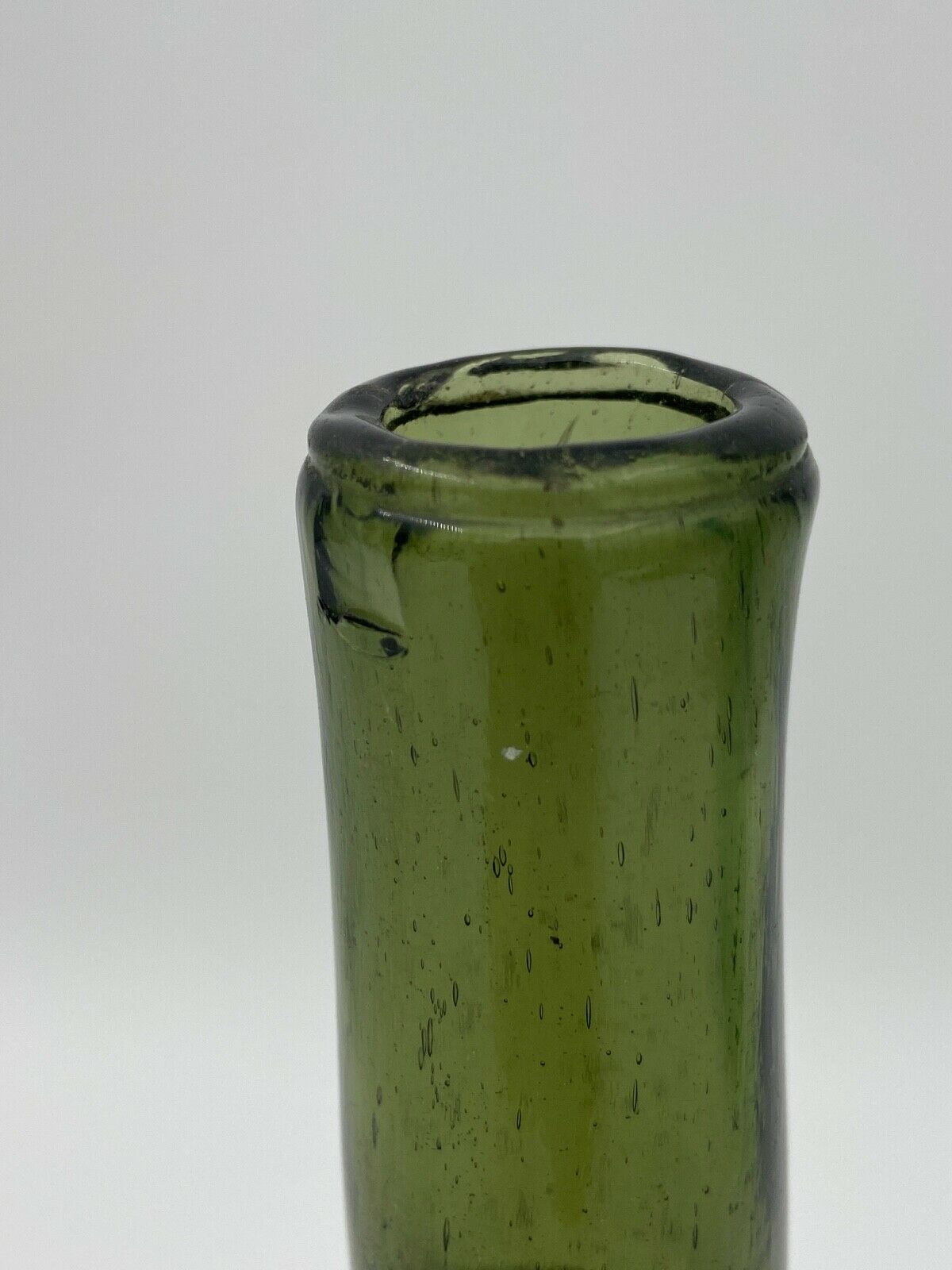 Set of 2 glass bottles souffle xx eme type dame jeanne