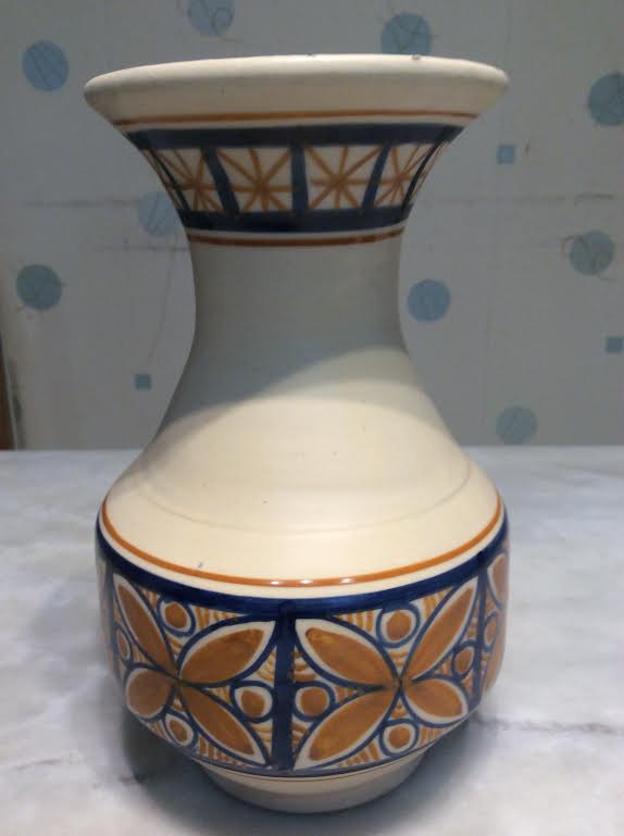 Terracotta vase