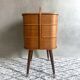 Mid Century sewing box, sewing table, side table, Danish Design, Vintage 60's