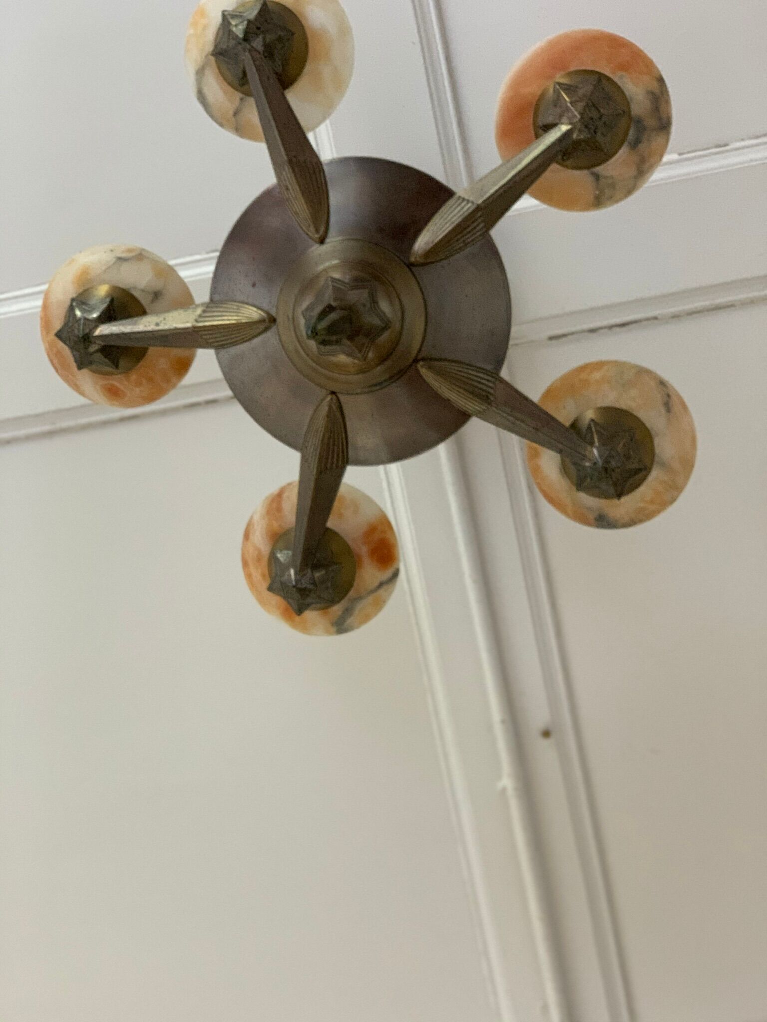 Antique ceiling Lamp Art Deco 1920s