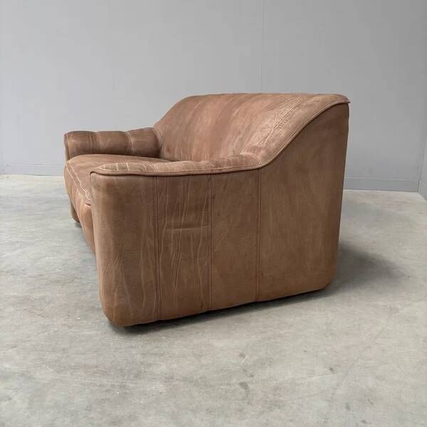 Vintage De Sede DS44 2 seat sofa, 1970s