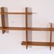 Etagere vintage scandinave en bois 1960