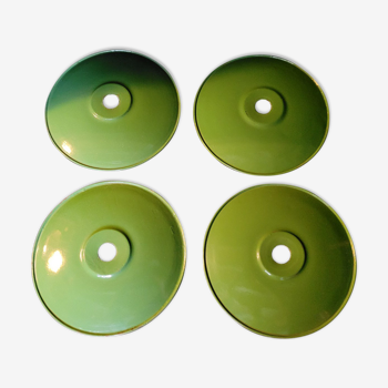 Four industrial bowls