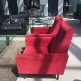 Pair of Italian vintage armchairs, ZOL edition by Louis Paolozzi 1950s