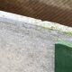 Pair of Large planters in fiber cement and metal 1950 eternit