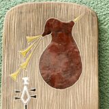 Ceramic wall plaque, musical theme