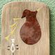 Ceramic wall plaque, musical theme