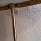 Coiffeuse vintage forme libre marbre blanc 1960