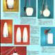 Trois appliques scandinaves de Louis Kalff pour Philips années 60