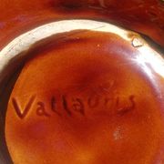 Trinket bowl in glazed ceramic Vallauris