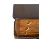 Commode italienne Art déco en ronce de noyer, années 1920