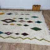 Handmade wool Berber rug 300 X 190 CM