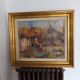 oil on canvas signed César Belotti (1914-1995) village autumn period