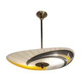 Modernist glass suspension from the 50s/60s